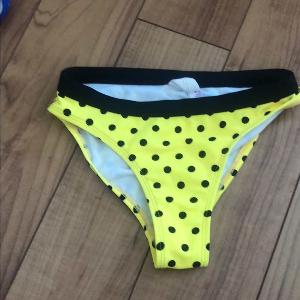 Girls polka dot bikini bottom